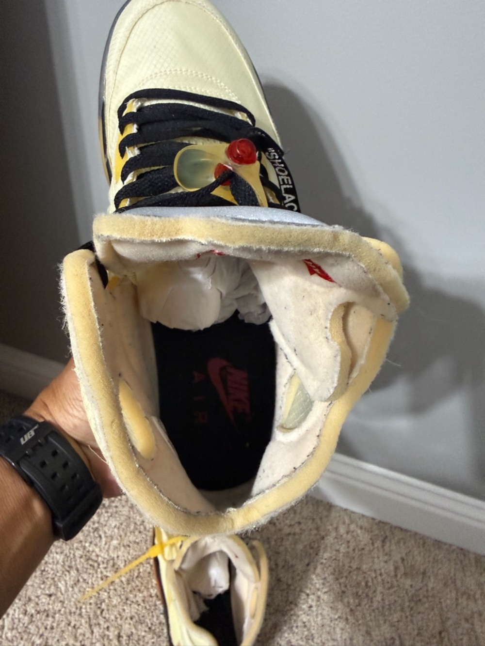 Air Jordan 5 Off-White Sail - Picture 11 of 13